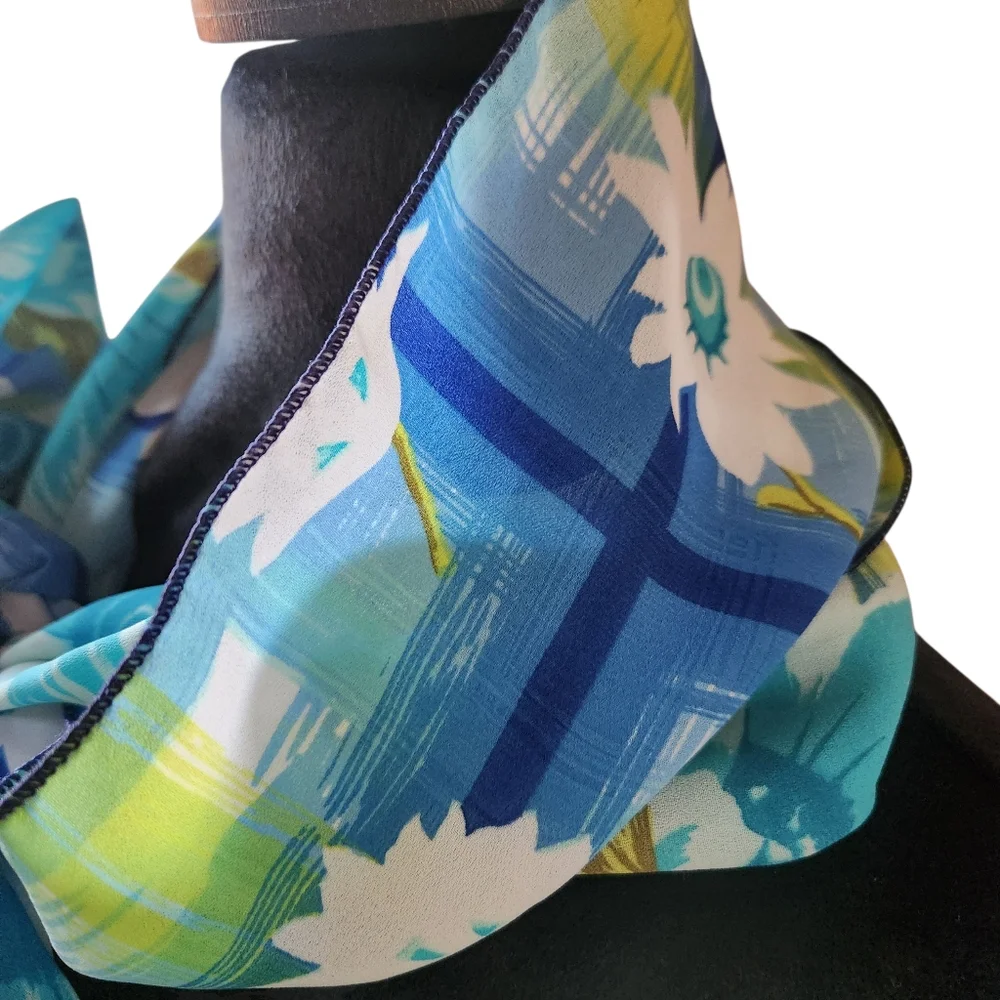 Vintage Floral Scarf - Picture 6 of 8